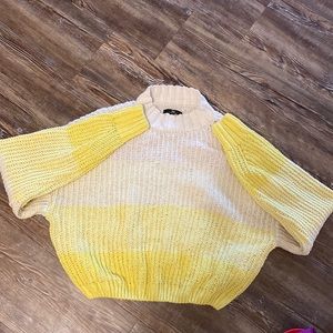 Yellow ombré sweater